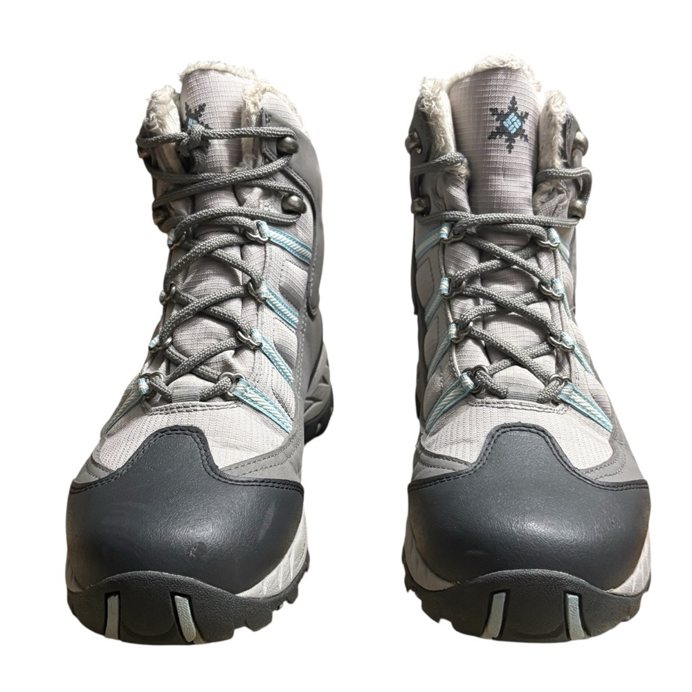 COLUMBIA Whirlibird Winter Hiking Boots with Faux Fur Lining Size 8.5 - Picture 3 of 10